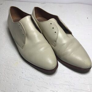 Madewell leather shoes flat loafers  lace up